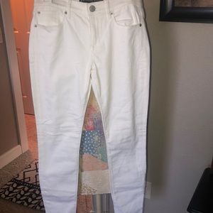 Express white jeans skinny leg
